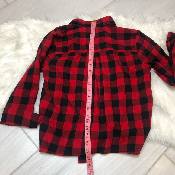 Madewell Flannel Front Tie Buffalo Check … - Picture 7 of 8